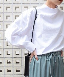 no brand | 【Marient】ドッキングハイネックPO(Tシャツ/カットソー)