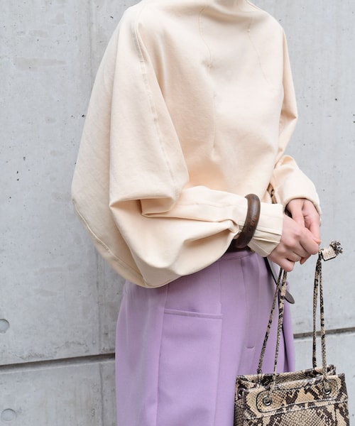 no brand（ノーブランド）の「ドッキングハイネックPO（Tシャツ/カットソー・レディース・その他）」の6枚目の写真