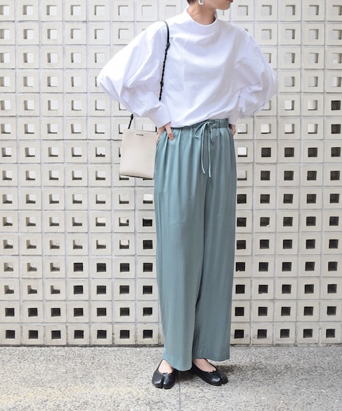 no brand（ノーブランド）の「ドッキングハイネックPO（Tシャツ/カットソー・レディース・その他）」の2枚目の写真