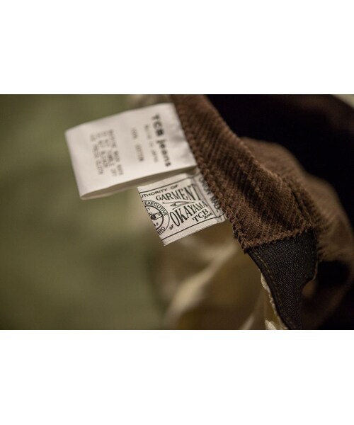 TCB jeans コーデュロイ ベレー帽 ブラウン TCB jeans（ティーシービージーンズ）の「TCB JEANS - CORDUROY