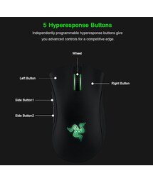 no brand（ノーブランド）の「Razer ゲーミングマウス 光学式 有線