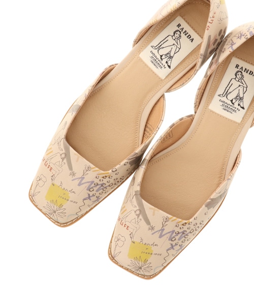 RANDA（ランダ）の「itabamoe collaboration セパレートパンプス（シューズ・レディース・その他・22.5/23.0/23.5/24.0/24.5/25.0）」の5枚目の写真