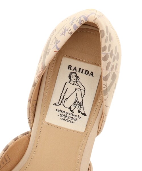 RANDA（ランダ）の「itabamoe collaboration セパレートパンプス（シューズ・レディース・その他・22.5/23.0/23.5/24.0/24.5/25.0）」の9枚目の写真