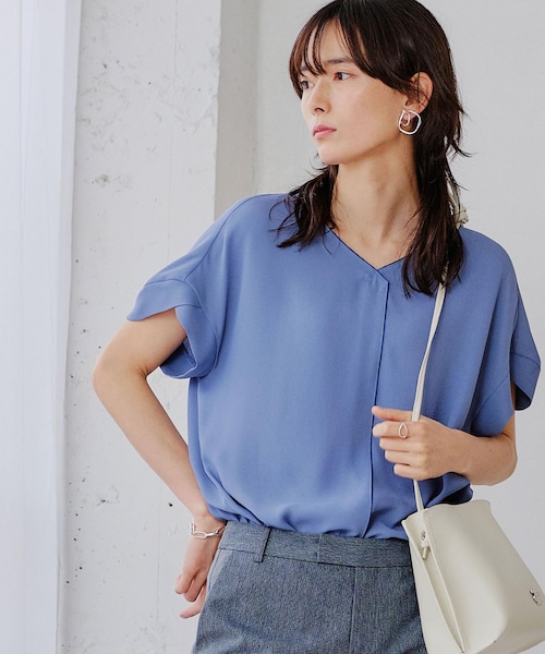 【未使用】green label relaxing ショートスリーブブラウス green label relaxing ブラウス シャツ TEE ショートスリーブ
