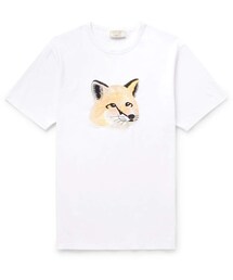 Maison Kitsune | Maison Kitsuné Logo-Appliqued Cotton-Jersey T-Shirt(Tシャツ/カットソー)