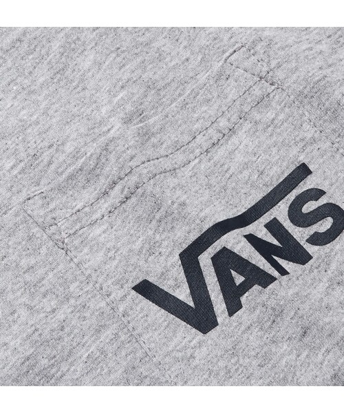 VANS（バンズ）の「Vans Logo-Print Melange Cotton-Blend Jersey T-Shirt（Tシャツ/カットソー・メンズ・Gray・S/M/L/XL/XXL）」の4枚目の写真