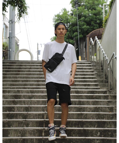 RE:LORE（リロア）の「Box Pocket Side Slit Tee White　20S-108(10月下旬発送予定)（Tシャツ/カットソー・メンズ・その他）」の5枚目の写真