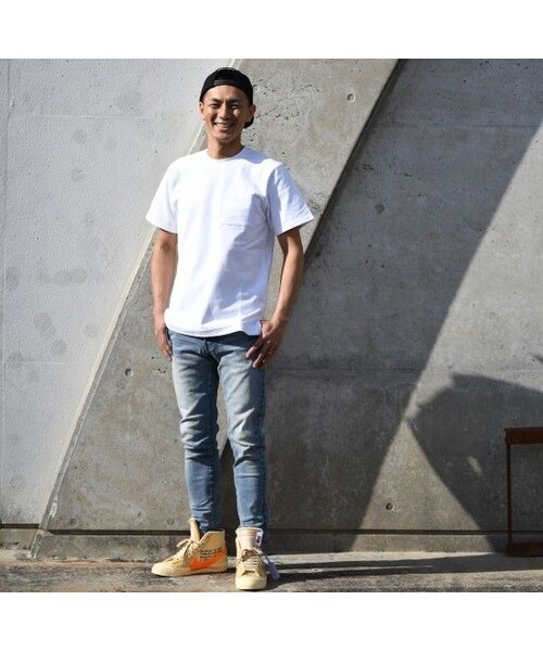 RE:LORE（リロア）の「Box Pocket Side Slit Tee White　20S-108(10月下旬発送予定)（Tシャツ/カットソー・メンズ・その他）」の11枚目の写真