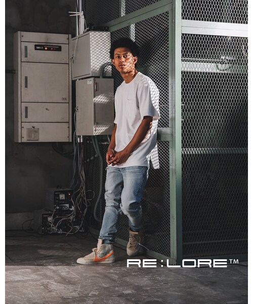 RE:LORE（リロア）の「Box Pocket Side Slit Tee White　20S-108(10月下旬発送予定)（Tシャツ/カットソー・メンズ・その他）」の3枚目の写真