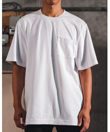 RE:LORE | Box Pocket Side Slit Tee White　20S-108(10月下旬発送予定)(Tシャツ/カットソー)