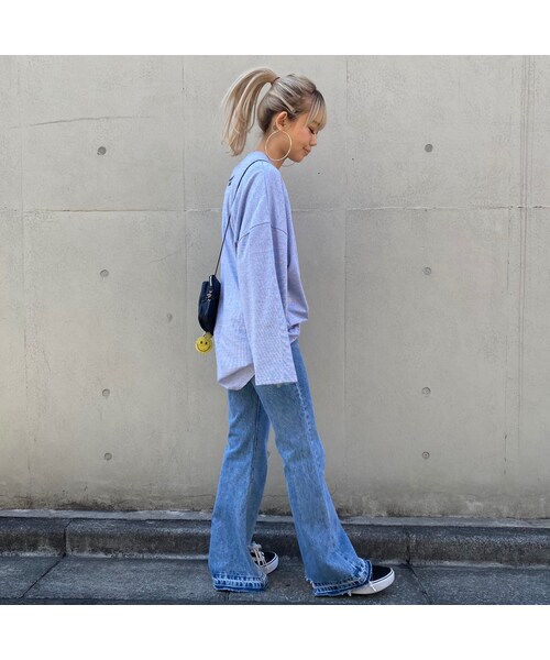 no brand(ノーブランド)の「ストレッチBIGロンT「BABy」(Tシャツ/カットソー・レディース・その他)」の7枚目の写真