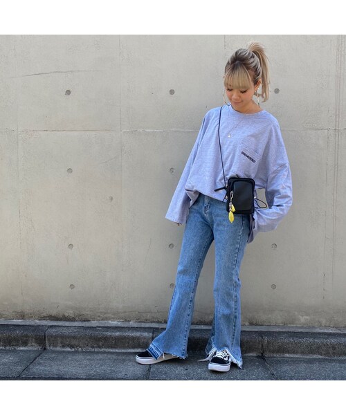 no brand(ノーブランド)の「ストレッチBIGロンT「BABy」(Tシャツ/カットソー・レディース・その他)」の5枚目の写真