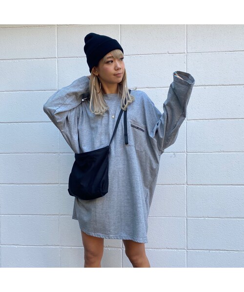 no brand(ノーブランド)の「ストレッチBIGロンT「BABy」(Tシャツ/カットソー・レディース・その他)」の3枚目の写真