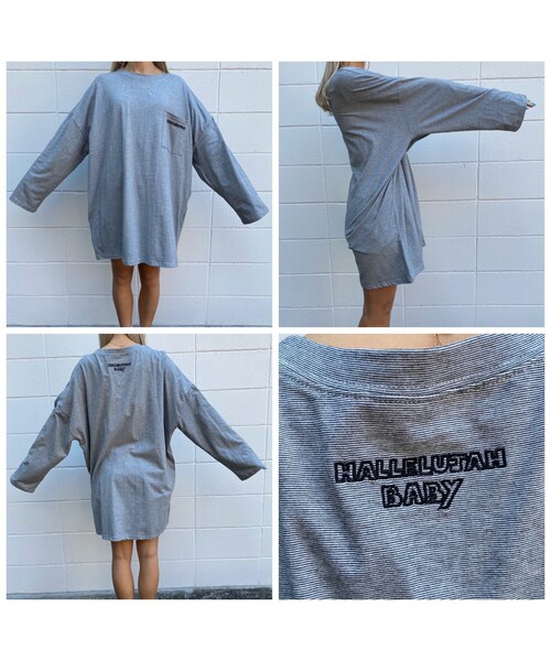 no brand(ノーブランド)の「ストレッチBIGロンT「BABy」(Tシャツ/カットソー・レディース・その他)」の11枚目の写真