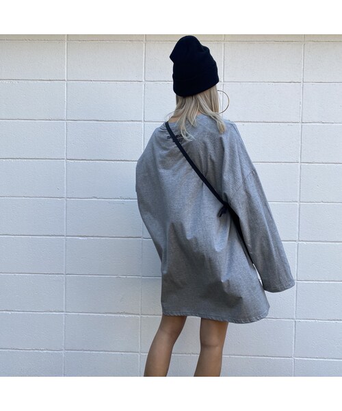 no brand(ノーブランド)の「ストレッチBIGロンT「BABy」(Tシャツ/カットソー・レディース・その他)」の6枚目の写真
