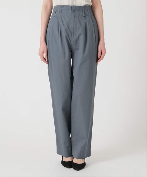 【希少】IENA LA BOUCLE ワッシャーツイル タックパンツ　38 IENA（イエナ）の「IENA LA BOUCLE ワッシャーツイル タック