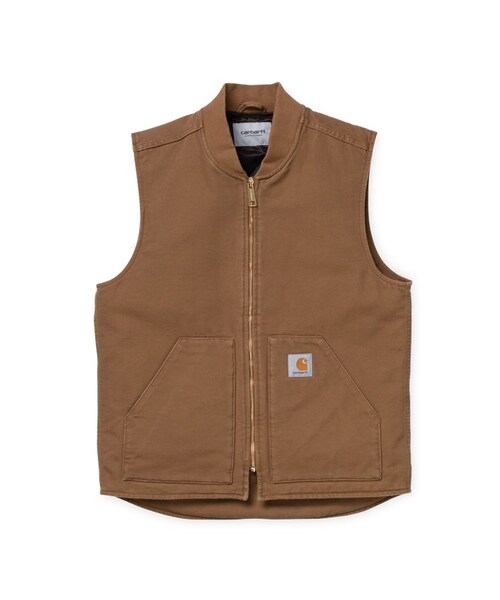 Carhartt(カーハート)の「クラシックベスト(その他・メンズ・Hamilton Brown (rinsed)・XS/S/M/L/XL/XXL)」の1枚目の写真