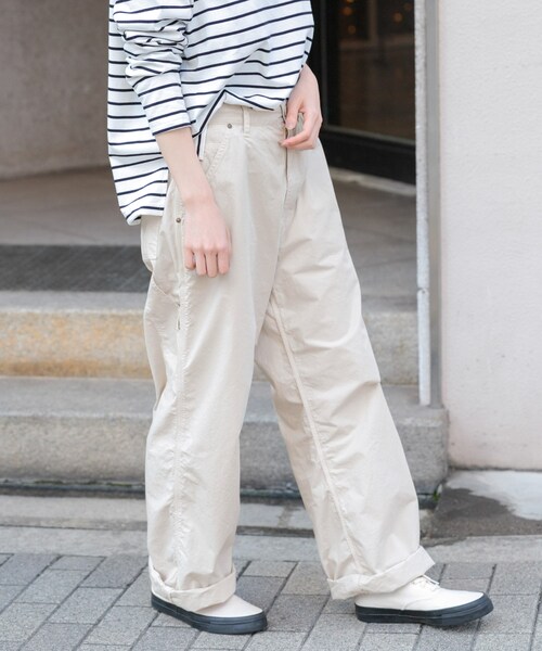 かぐれ（カグレ）の「コットンオーバーダイペインターパンツ