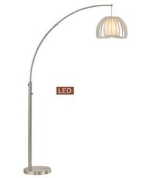 Artiva Usa Zucca 83" Arched Led Floor Lamp with Dimmer