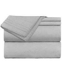 Clara Clark Premier 1800 Series 4 Piece Deep Pocket Bed Sheet Set, Rv - Queen Bedding