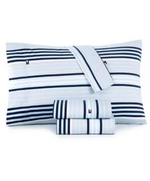 Tommy Hilfiger Ocean Stripe Twin Xl Sheet Set Bedding