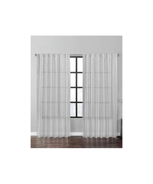 VERA WANG（ヴェラウォン）の「Vera Wang Fil Coupe Stripe 96" Window Panel Pair