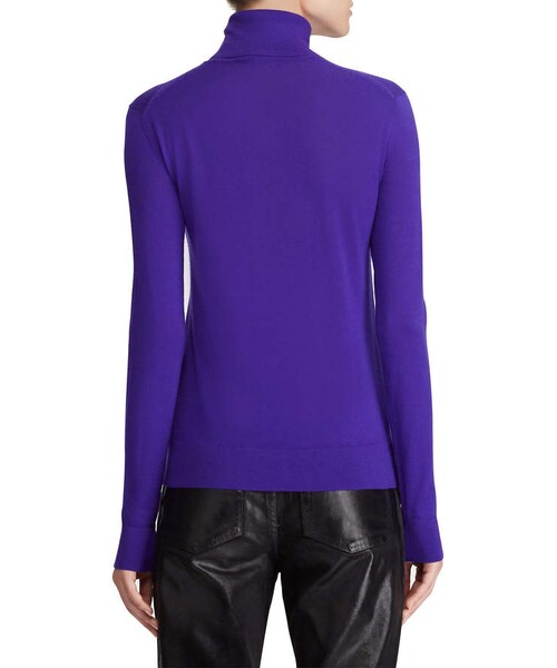 RALPH LAUREN（ラルフ ローレン）の「Ralph Lauren Collection Cashmere Jersey Turtleneck Sweater, Purple（ニット/セーター・レディース・Purple・Small）」の2枚目の写真