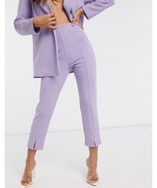 Asos（エイソス）の「Asos Petite ASOS DESIGN Petite jersey slim fit suit pants