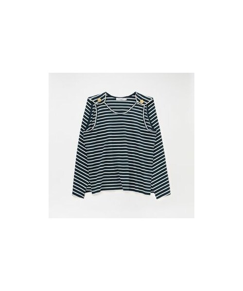 LOVELESS(ラブレス)の「【LOVELESS×YOHEI OHNO】ノースリーブ ボーダー カットソー(Tシャツ/カットソー・レディース・ホワイト/ブルー・36)」の2枚目の写真