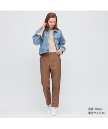 UNIQLO | リネンコットンテーパードパンツ（丈標準66～68cm）(その他パンツ)