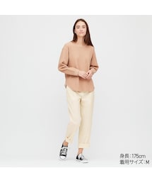 UNIQLO | リネンコットンテーパードパンツ（丈標準66～68cm）(その他パンツ)
