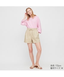 UNIQLO | リネンコットンショートパンツ(その他パンツ)