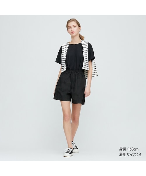 UNIQLO（ユニクロ）の「パラシュートナイロンショートパンツ（その他パンツ・レディース・NATURAL 30/BLACK 09/RED 13/GREEN 54・XS/XXL/S/XL/3XL/L/M）」の2枚目の写真