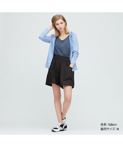 UNIQLO（ユニクロ）の「コットンポプリンカーゴショートパンツ