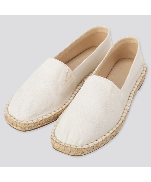 UNIQLO（ユニクロ）の「エスパドリーユ（その他シューズ・レディース・YELLOW 44/OFF WHITE 01/BLACK 09・M/XL/S/L）」の2枚目の写真