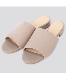 UNIQLO | オープントゥフラットミュール(その他シューズ)