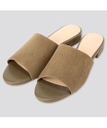 UNIQLO | オープントゥフラットミュール(その他シューズ)