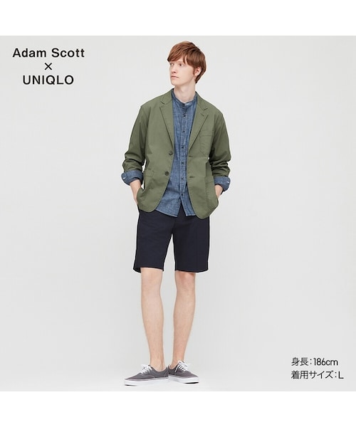 UNIQLO（ユニクロ）の「感動ショートパンツ（その他パンツ・メンズ・BEIGE 32/WHITE 00/BLUE 66/NAVY 69・XL/S/XS/XXL/3XL/4XL/M/L）」の4枚目の写真