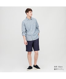UNIQLO | リネンブレンドハーフパンツ(その他パンツ)