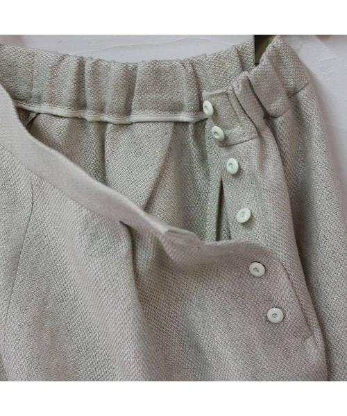SUSURI ススリ 20-556 リネンウール フロッグパンツ SIZE1 brown