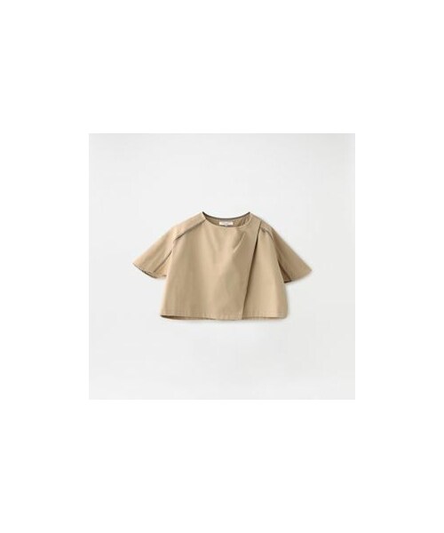 LOVELESS（ラブレス）の「【LOVELESS×YOHEI OHNO】ハーフスリーブ サファリシャツ（シャツ/ブラウス・レディース・ブラック/ベージュ・36）」の2枚目の写真