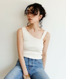 Auntie Rosa Holiday | アシメショルダータンクトップ(タンクトップ)