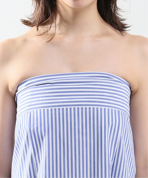 極美品♪Plage◆プラージュ◆シャンブレーバックリボンベアワンピース plage（プラージュ）の「【Vent et Plage】 バックリボンベア