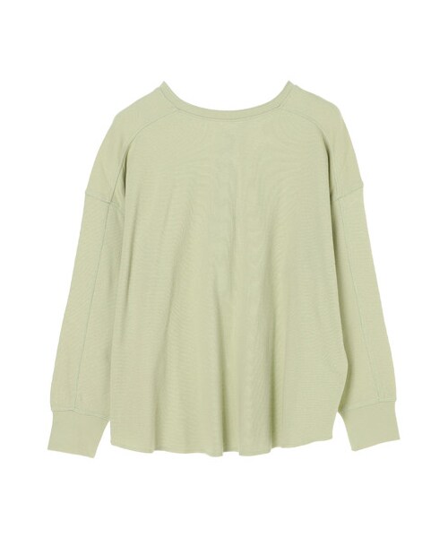 E hyphen world gallery（イーハイフンワールドギャラリー）の「ミリタリーワッフルバックボタンプルオーバー（トップス・アイボリー/ブラック/ベージュ/ライトカーキ・F）」の16枚目の写真