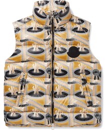 Moncler Genius + Fergus Purcell 2 Moncler 1952 Parker Printed Quilted Nylon Down Gilet