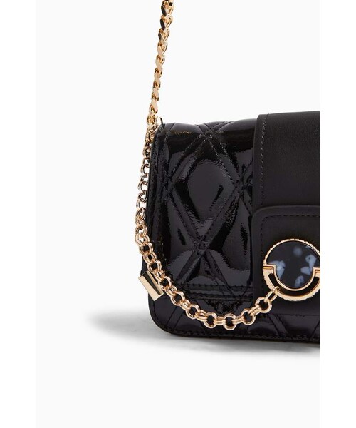 COLEEN Black Quilted Cross Body Bag（ショルダーバッグ