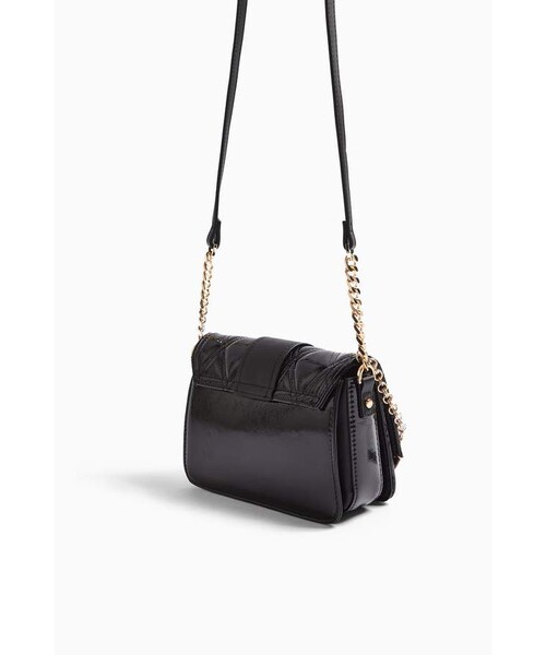 COLEEN Black Quilted Cross Body Bag（ショルダーバッグ