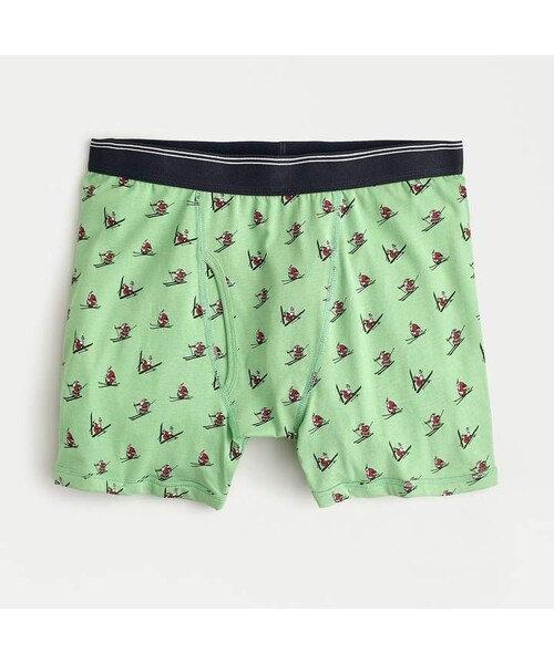 J.Crew（ジェイクルー）の「J.Crew Knit boxer briefs in santa print（ショーツ）」 WEAR