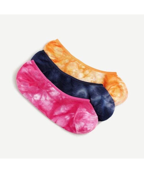 J.CREW（ジェイクルー）の「J.Crew Noshow socks threepack in tiedye（）」 WEAR