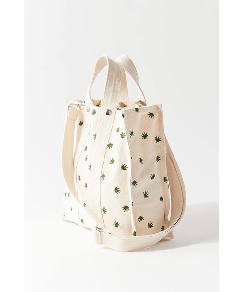 URBAN OUTFITTERS（アーバンアウトフィッターズ）の「Urban Outfitters UO Embroidered Canvas Tote Bag（トートバッグ・レディース・Green/Blue・One Size）」の10枚目の写真